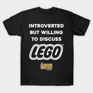 Willing To Discuss Lego T-Shirt